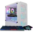 thumbnail image 1 of STGAubron Gaming Desktop PC, Radeon RX 580 8G GDDR5, AMD Athlon 3000G 3.5G,16G RAM, 512G SSD, 600M WiFi, BT 5.0, RGB Fan x 4, RGB Keyboard & Mouse & Mouse Pad, W11H64, 1 of 5