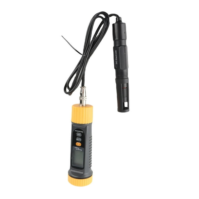 Oxygen Digital Dissolved Oxygen Meter 2 Modes Backlit LCD Display Precise Portable DO Tester Dissolved Oxygen Test Kit for Pond Fish Tank