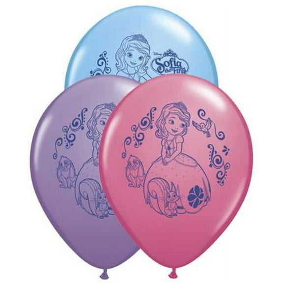 Qualatex 70431 11 in. Sofia The First Latex Balloon
