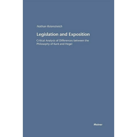 Legislation and Exposition (Paperback)