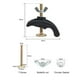 thumbnail image 3 of 10 piezas prensa licencia abrazadera accesorio sujetar férula enrutador piezas Accs negro 8 cm, 3 of 7