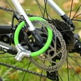 thumbnail image 2 of Green Green Alloy Combination Steel Cable Bicycle Lock With Spare Keys 5.5 Inch Thickened Waterproof Antitheft For Outdoor Use, 2 of 7
