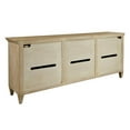thumbnail image 4 of 3-Door Wood Entertainment Console with Drawers in Natural by Pulaski Furniture, 4 of 8