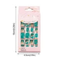thumbnail image 4 of Cute Christmas Nail Stickers for Kids - 24pc Wearable Patch Set for Children's Festive 24PCS, 4 of 4