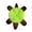 Green, variant on Green Turtle Shape Pet Bed â Cozy Cushion for Small/Medium Animals