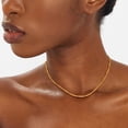 thumbnail image 4 of Gargantilla Dremmy Studios chapada en oro de 14 quilates para mujer, 4 of 7