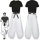 thumbnail image 3 of Anime Fushiguro Toji Cosplay Jujutsu Kaisen Costume Short Sleeve Men Top Pants Halloween Rave Party Combat Uniform Suit GuanGuan, 3 of 5