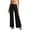 Z5-Black, variant on MuXiKeJi Clothes Women's Casual Side Striped Track Pants with Drawstring Waist and Wide Leg Cargo Design for Comfortable Loose Fit