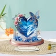 thumbnail image 4 of 2D Heart Decoration for Holiday and Home - Flat Acrylic Design, Romantic Style, Ideal for Valentine's Day or Christmas, Desktop or Wall Display, Adds Warmth to Decor, 4 of 6