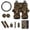 Deer Camo Hunting Forest Pattern, variant on Jeiento 13 Pack Car Seat Cover Set for Front and Rear, Auto Interior Accessories Full Set for Women Men Southwest Aztec Bear Car Seat Protective Covers Fits for Cars, SUV, Truck, Sedan, Van