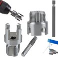 thumbnail image 2 of Integrated Internal External Pipe Threading Tool Universal Pipe Thread Cutting Tool Electric Drill Compatible PVC Pipe Threader Kit, 2 of 8