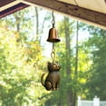 thumbnail image 5 of Copper Cat Wind Chime with Crisp Sound for Indoor and Outdoor Decoration, Ideal for Cat Lovers, 5 of 9
