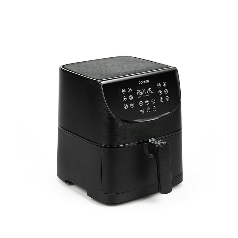 Cosori - 3.7-Quart Premium Air Fryer with Skewer Rack Set - Black