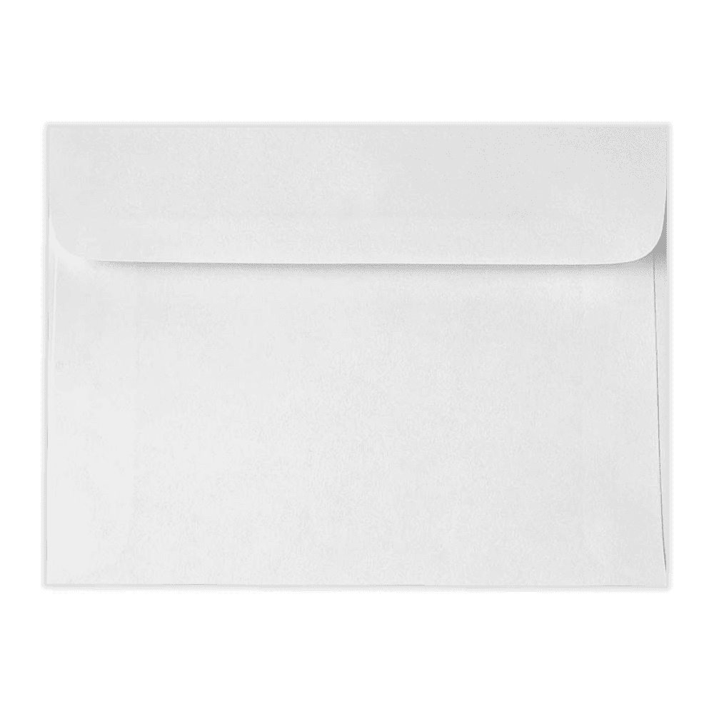 LUXPaper 5 1/2 x 8 1/2 Booklet Envelopes, Bright White, 50/Pack