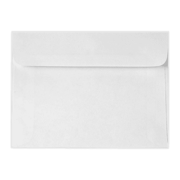 LUXPaper 5 1/2 x 8 1/2 Booklet Envelopes, Bright White, 250/Pack