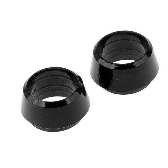 2pcs Taper Tip Golf Club Iron Ferrule Ferrules .335 .350 Optional Black 0.335