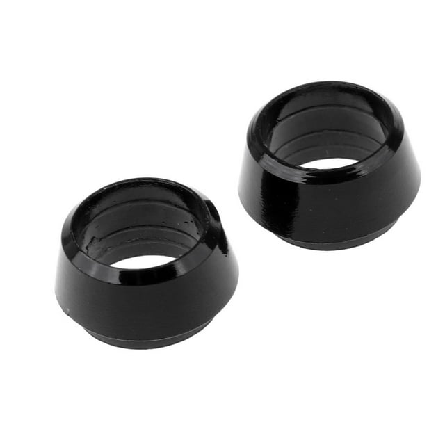 2pcs Taper Tip Golf Club Iron Ferrule Ferrules .335 .350 Optional Black 0.335