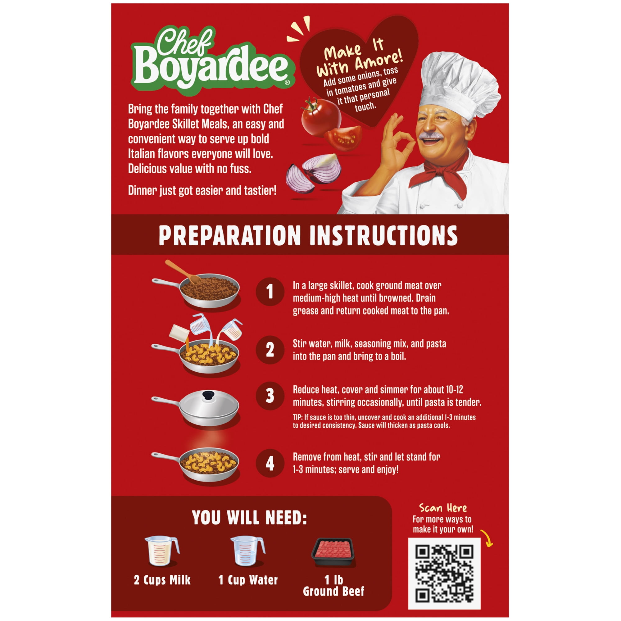 Chef Boyardee Cheeseburger Mac Skillet Meal, 5.8 oz