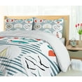 thumbnail image 5 of Ambesonne Nautical Duvet Cover Sets, Marine Collage, 2-King, White Red Blue, 5 of 7
