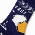 thumbnail image 5 of Levmjia Crew Socks Women Beer Printed Mid Calf Socks Soft Breathable Fashion Socks Casual Socks Party Holiday Daily Outdoor Street Wear, 5 of 6