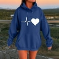 thumbnail image 4 of cocolona Womens Oversized Hooded Sweatshirts Fall Winter Long Sleeve Hoodie Fashion Casual Heart Print Pullover Tops Hoodies for Women, 4 of 4