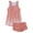 Pink, variant on Generic Women's Modest Tankini Sets Tummy Control Two-Piece Swimsuit Summer Beach Vacation Print Swimming Suit