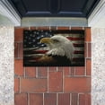 thumbnail image 4 of Bald Eagle Portrait Printed Outdoor Door Mat, design by Collin Bogle, 18"x30", 4 of 8