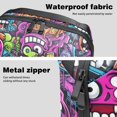 thumbnail image 4 of Graffiti Oxford Cloth Waterproof USB Pouch with Hard Drive Cases, Hard Drive Bag, Charger Storage Organizer, Cable Organizer Clips - 5.9x9.44x3.14 in, 4 of 6