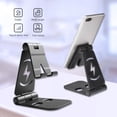 thumbnail image 2 of Soporte Universal de escritorio para teléfono móvil, soporte ajustable para IPhone, IPad, tableta, mesa plegable Fivean unisex, 2 of 2