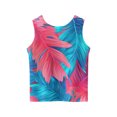thumbnail image 3 of Grblisyd Girls Tank Tops Tropical Sleeveless Undershirts Crew Neck Casual Summer T-Shirt Kids Cute Cami Tanks 10-12 Years, 3 of 5