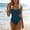 Swimwear-752Green, variant on Xdegoge Womens Tankini Swimsuits 2 Piece Square Neck Adjustable Straps Modest Tummy Control Bathing Suits Athletic Swimming Beachwear Summer Holiday