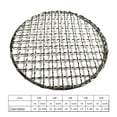 thumbnail image 3 of Camping Grill Grate Mesh Pad Multi-sizes Round Grilling Mesh Fire Cooking Outdoor Picnics BBQ Camping Pot Firewood Rack, 3 of 10