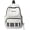White, variant on Piano Backpack for Women Nylon Polka Dot Cute Backpack Novelty Playful Bookpack for Campus Commute,Work,Travel (Black)