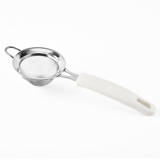 CAROOTU Fine Mesh Stainless Steel Strainer Splatter Screen Kitchen Supply Sifter Colanders