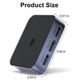 thumbnail image 2 of 3 Port 8K DP 1.4 Switcher Box, Smart 4K 120Hz Video Display Hub, 2 of 6