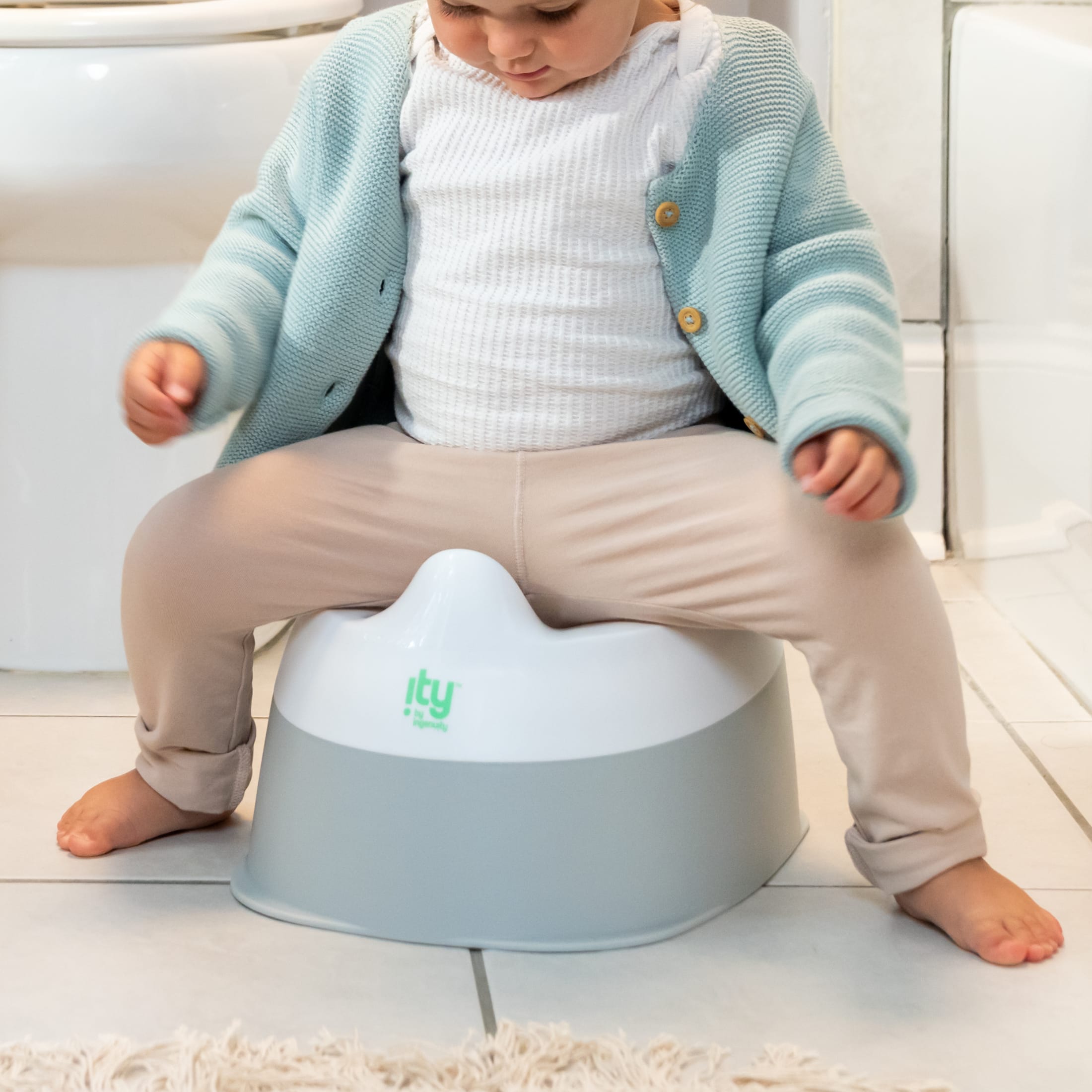 ITY by Ingenuity Ready Set Go Toddler Potty, White - image 4 of 14