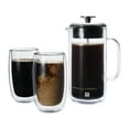 thumbnail image 2 of ZWILLING Sorrento Double Wall French Press and Latte Glass, 2 of 4