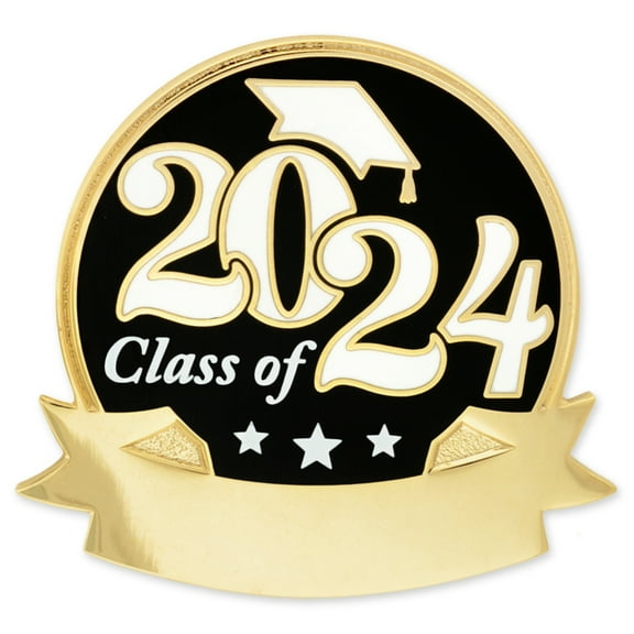 PinMart 2024 Graduate Engravable Pin - Gold