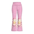 thumbnail image 4 of DISNIMO Pink Axolotl Girls Flare Leggings 5 Bootcut Yoga Pants for Kids High Waisted Bell Bottoms for Dance Workout Yoga Pants for Kids Yoga Pants Flare with Pockets, 4 of 7