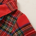 thumbnail image 6 of Canrulo Christmas Outfit Infant Baby Boy Xmas Plaids Romper Bodysuit Jumpsuit Bowtie Dress Shirt Clothes Red 12-18 Months, 6 of 9