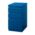thumbnail image 3 of Hirsh 20" Deep Mobile Pedestal File Cabinet 3 Drawer Box-Box-File, Letter Width, Blue, 3 of 8