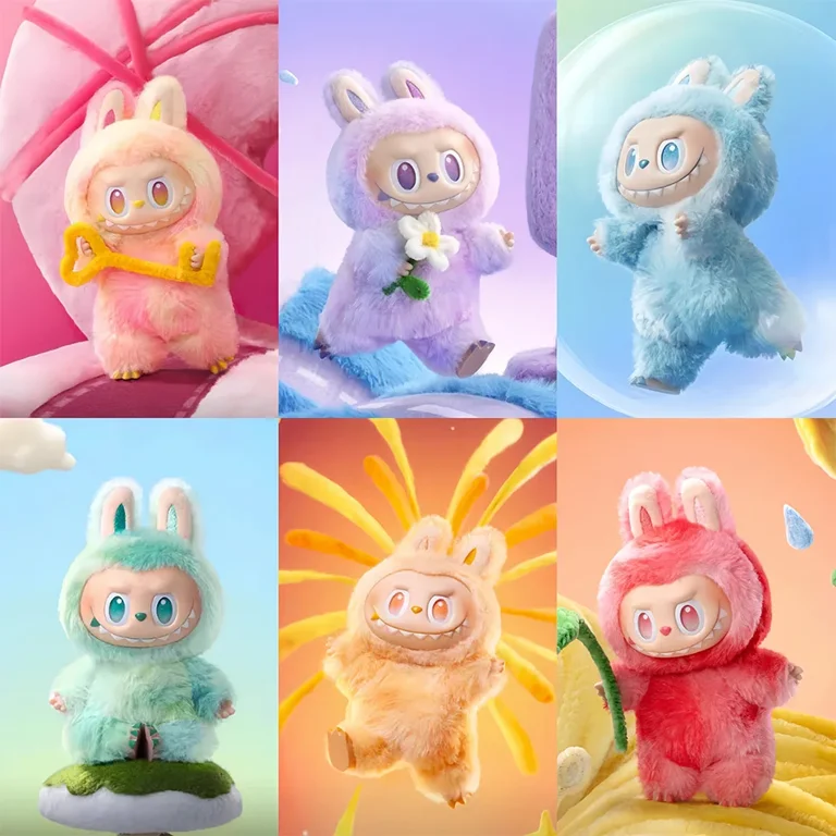 The Monsters Have A Seat Series LA#Bu-B,u Vinyl Plush Doll