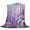 Purple, variant on Purple Lavender Blanket Soft Cozy Warm Throw Blanket for Couch, Plush Fuzzy Flannel Fleece Blankets for Sofa, Spring Watercolor Country Wildflowers Bed Blankets Lightweight Gifts for Women, 32"x48"