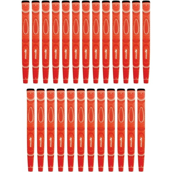 25 Pack Karma Orange Dual Touch Midsize Putter Grip