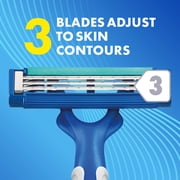 Gillette Sensor3 Simple, Men's Disposable Shaving Razors, 12 Count