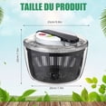 thumbnail image 2 of Professional Salad Spinner 5L, Large Capacity Salad Servers, Classic Transparent Salad Spinner, Salad Spinner, 2 of 4