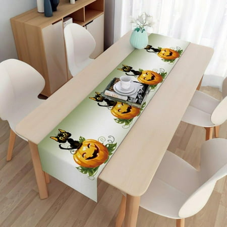 

Halloween Table Runner 13 x71 Halloween Decorations for Indoor Outdoor Party Dining Table Decor