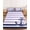 Purple, variant on Full Size Fitted Sheet Set - Anchor Orange 3 Piece Bedding Sets 16" Deep Pocket Fitted Sheet with 2 Pillowcases Modern Navy Blue White Striped Nautical Brushed Microfiber Hotel Luxury Bed Sheets