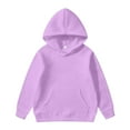 thumbnail image 4 of MUXiin Girl's Bow Cheetah Leopard Hoodies Long Sleeve Pullover Tops Preppy Cute Sweatshirts Hoodies for 5-6 Years,Purple, 4 of 4