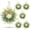 Blueberry, variant on 2 Pcs 24" Artificial White Rose Teardrop Wreaths Swag Spring Summer Flower Berries Swags Wreath White Floral Hanging Wreaths for Kitchen Cabinet Doors Window Wall Wedding Party Home Decor